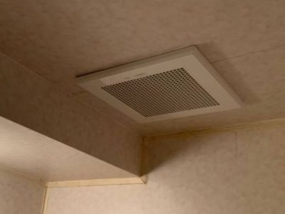 浴室換気扇交換工事　三菱　VD-15ZFLC12-Ｓ　東京都杉並区