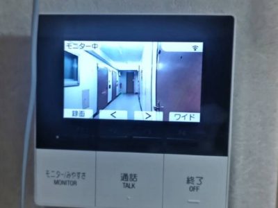 ワイヤレスインターホン交換工事　アイホン　WR-11　東京都品川区